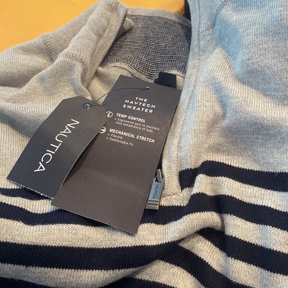 Men’s Nautica Navtech Striped Sweater *NWT - Picture 6 of 7